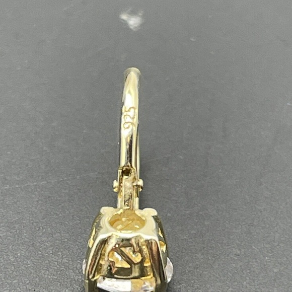 Tabitha Webb Gold Over Sterling Silver Cubic Zirconia Drop Earrings In Box - Picture 4 of 6